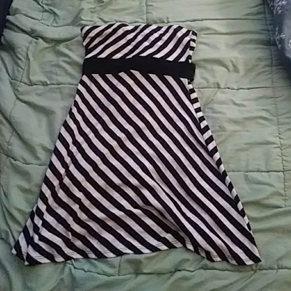 Strapless dress